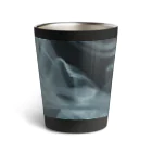 marché 7のモノクロ・クラゲ Thermo Tumbler