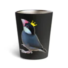 harupink🌸ペット似顔絵illustの文鳥の王様 Thermo Tumbler