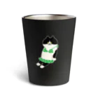 SUIMINグッズのお店の緑のビキニのねこ Thermo Tumbler