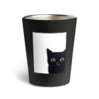 WAMI ARTの窓の黒猫 サーモタンブラー