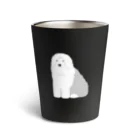 ゆいたっく／犬イラストのオールドイングリッシュシープドッグ Thermo Tumbler