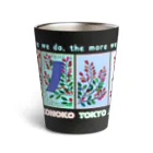 OTOKONOKOTOKYOJAPANの令和花札-HAGI NI INOSHISHI- Thermo Tumbler