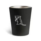 chocochachaのオウカンミカドヤモリ（白） Thermo Tumbler