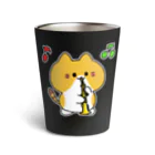  ふじねこ屋のソプラノサックスねこ Thermo Tumbler