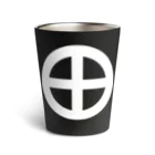 戦国神社 -戦国グッズ専門店-の島津義弘/丸に十文字/ホワイト Thermo Tumbler