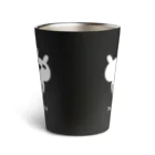 DECORのゆるだるリアクションうさぎ　なんでやねんver. Thermo Tumbler