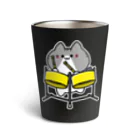  ふじねこ屋のダブルセカンドパンねこ Thermo Tumbler