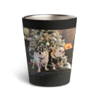 チワワとチワマルいーとつーのいーとつー(クリスマス) Thermo Tumbler