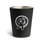 ari designのいぬ＃マツゲアニマルズシンプル白 Thermo Tumbler