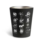 SU-KUのThe Zodiac of Fukushima(白抜き) Thermo Tumbler