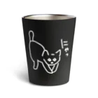 ののの猫屋敷の【きゃっち】 Thermo Tumbler