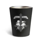 Rebelle DébutantのCroix inversée（濃色ver）アクセサリー Thermo Tumbler