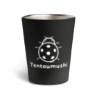 MrKShirtsのTentoumushi (てんとう虫) 白デザイン Thermo Tumbler