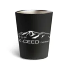 X-CEED_OutdoorsのX-CEED Outdoors 白ロゴ サーモタンブラー