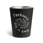 Rebelle Débutantの渦巻きLOGO（白Logo ver） Thermo Tumbler