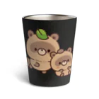 DECORのおはなしタヌキくん　なでなでver. Thermo Tumbler