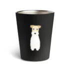 ゆいたっく／犬イラストのワイヤーフォックステリア Thermo Tumbler