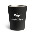 シータピアノのオフィシャルグッズショップのシータピアノオリジナルロゴサーモタンブラーブラック Thermo Tumbler