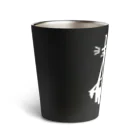 ASHINO official goodsのシティロゴ タンブラー 黒 Thermo Tumbler