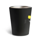 そのへんの黒猫の俺の顔 Thermo Tumbler