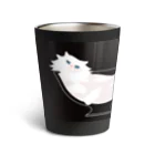 青猫堂の猫は液体・ティーカップ Thermo Tumbler