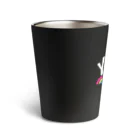 Y's TennisのY's Tennis 白ロゴ　ヤシの木 Thermo Tumbler