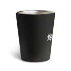 剣道まっしぐら！の剣道まっしぐら！ロゴ（白） Thermo Tumbler