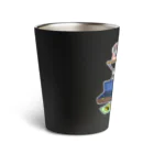  ふじねこ屋のサックスおかたづけネコ Thermo Tumbler