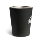 てかきひと よねやせふの虹 niji 甲骨文字 白字版 Thermo Tumbler