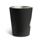 npanpaのんぱんぱ　サーモタンブラー (ロゴ黒×ピンク) Thermo Tumbler