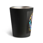 RONBOのカラフルなガラスでできた女神像 Thermo Tumbler