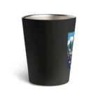 Forêt de Renardsのcamping(ドット) Thermo Tumbler