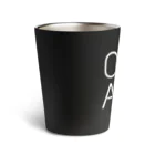 御中レコード株式会社のORIAI白ロゴ Thermo Tumbler