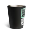 Otto Cohenのらせんと回転・正方形 Thermo Tumbler