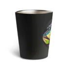 mixethnicjamamaneseのオリジナルJamaTieロゴ～アフリカン Thermo Tumbler