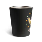 AckeeWolf Art Shopの猫の今日の隠れ家 Thermo Tumbler