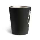 VIRTUAL CROSSのShiba Logo white  Thermo Tumbler