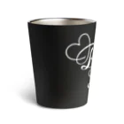 Saori_k_cutpaper_artのBallet Lovers white Thermo Tumbler