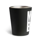 スペィドのおみせsuzuri支店のビアモット！ (black body) Thermo Tumbler