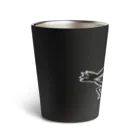 堀越ヨッシーのお店（SUZURI支店）の鴉(カラス) Thermo Tumbler