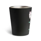 ぽんぽこあんぽんたんの牛は鼻ピでパーリーピーポー！（背景なし） Thermo Tumbler