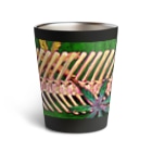 segasworksの恐竜の骨と大昔の植物 Thermo Tumbler