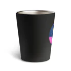 CHIMNEY雑貨店の山の上を飛ぶななしのおばけちゃん Thermo Tumbler