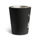 8garage SUZURI SHOPの8garage ロゴ White Thermo Tumbler