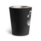 Paint 'em allのあやしいリンゴの木　モノクロの実 Thermo Tumbler