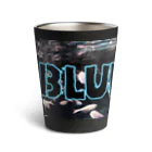 (株)えくぼの[BLUECAVEロゴ] Thermo Tumbler