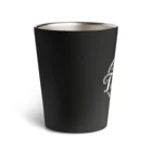 といろ雑貨店の大漁祈願 白インク Thermo Tumbler