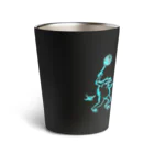 WAMI ARTの庭球蛙水色 Thermo Tumbler