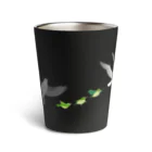 エダマメトイチ雑貨店のI love birds ! 4 Thermo Tumbler