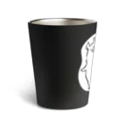 前髪ぱっつん◆SUZURI店の豚しか勝たん。大人の黒 Thermo Tumbler